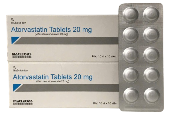 ATORVASTATIN 20 MG macleods (h/100v)